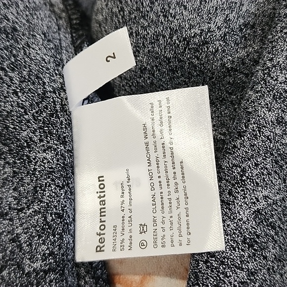 Reformation Britt Short Sleeve Button Down Dress - Picture 12 of 12